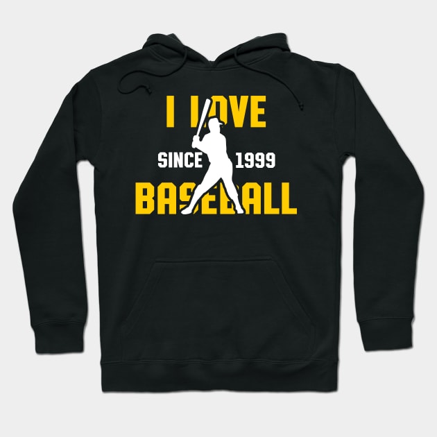 I Love Baseball Since 1999 Hoodie by victorstore